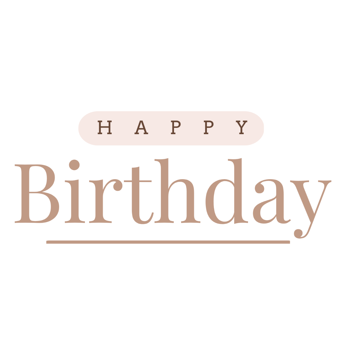 Aesthetic Happy Birthday Text - Edit Online | Template.net