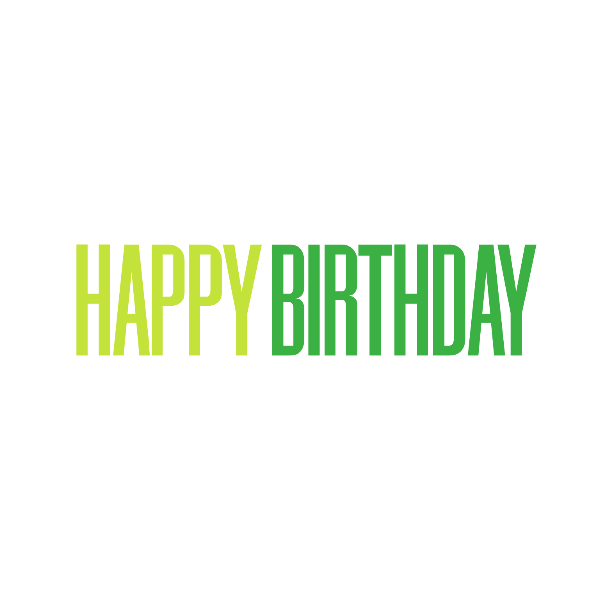 Colorful Happy Birthday Text - Edit Online | Template.net