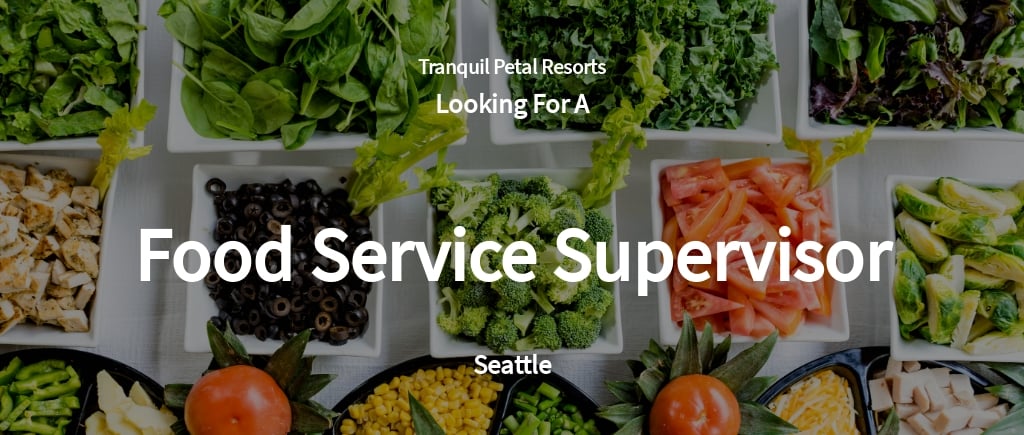 Free Food Service Supervisor Job Ad/Description Template.jpe
