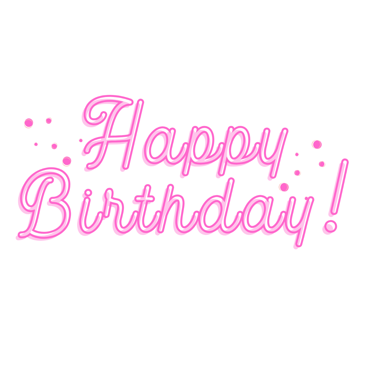 Cute Happy Birthday Text - Edit Online | Template.net