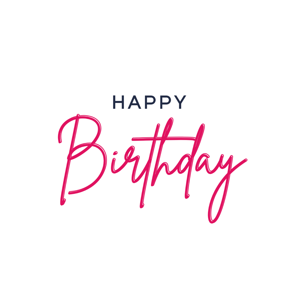 Fancy Happy Birthday Text - Edit-Online | Template.net