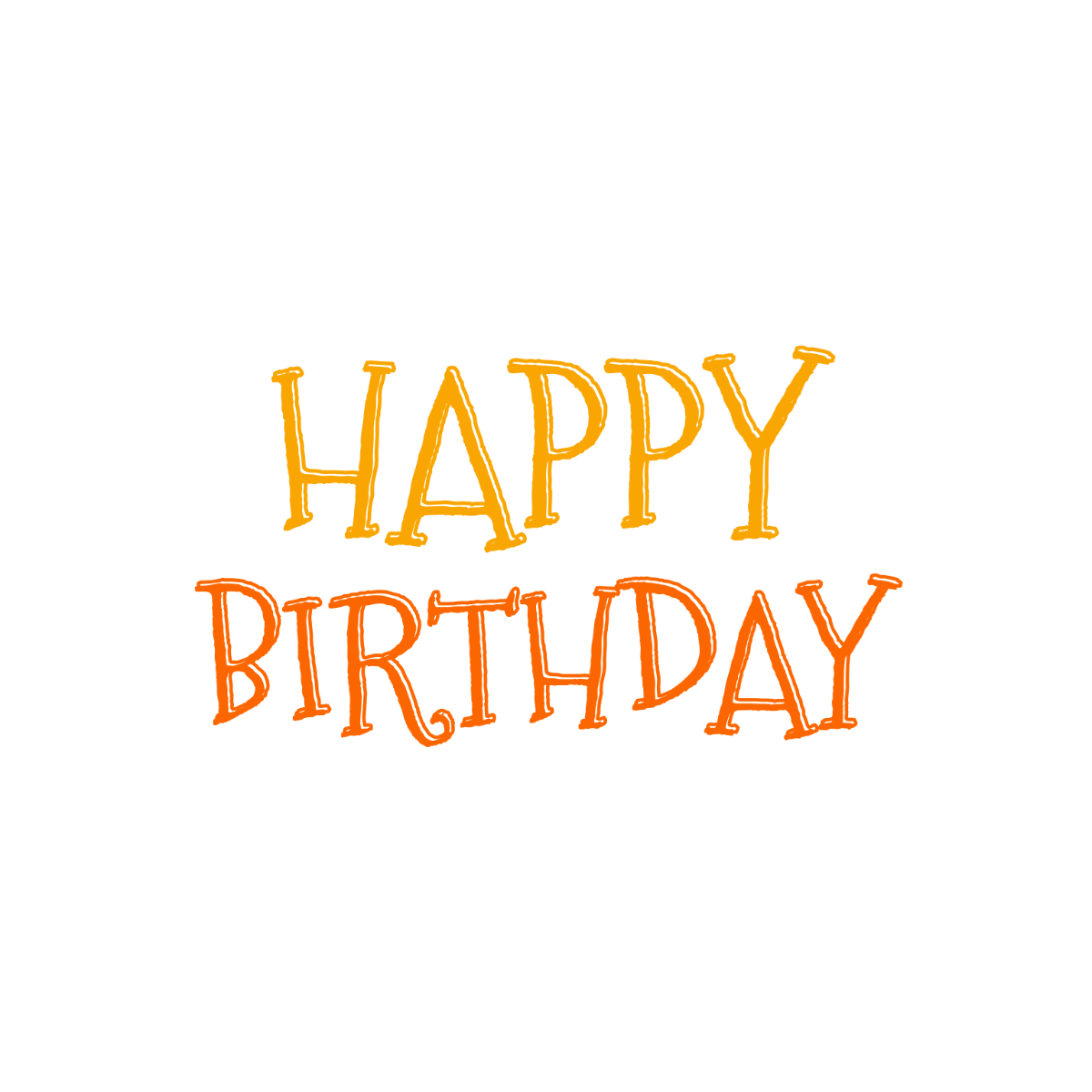 Festive Happy Birthday Text - Edit-Online | Template.net