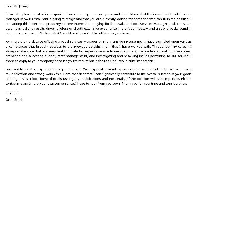 Food Services Manager Cover Letter Template.jpe
