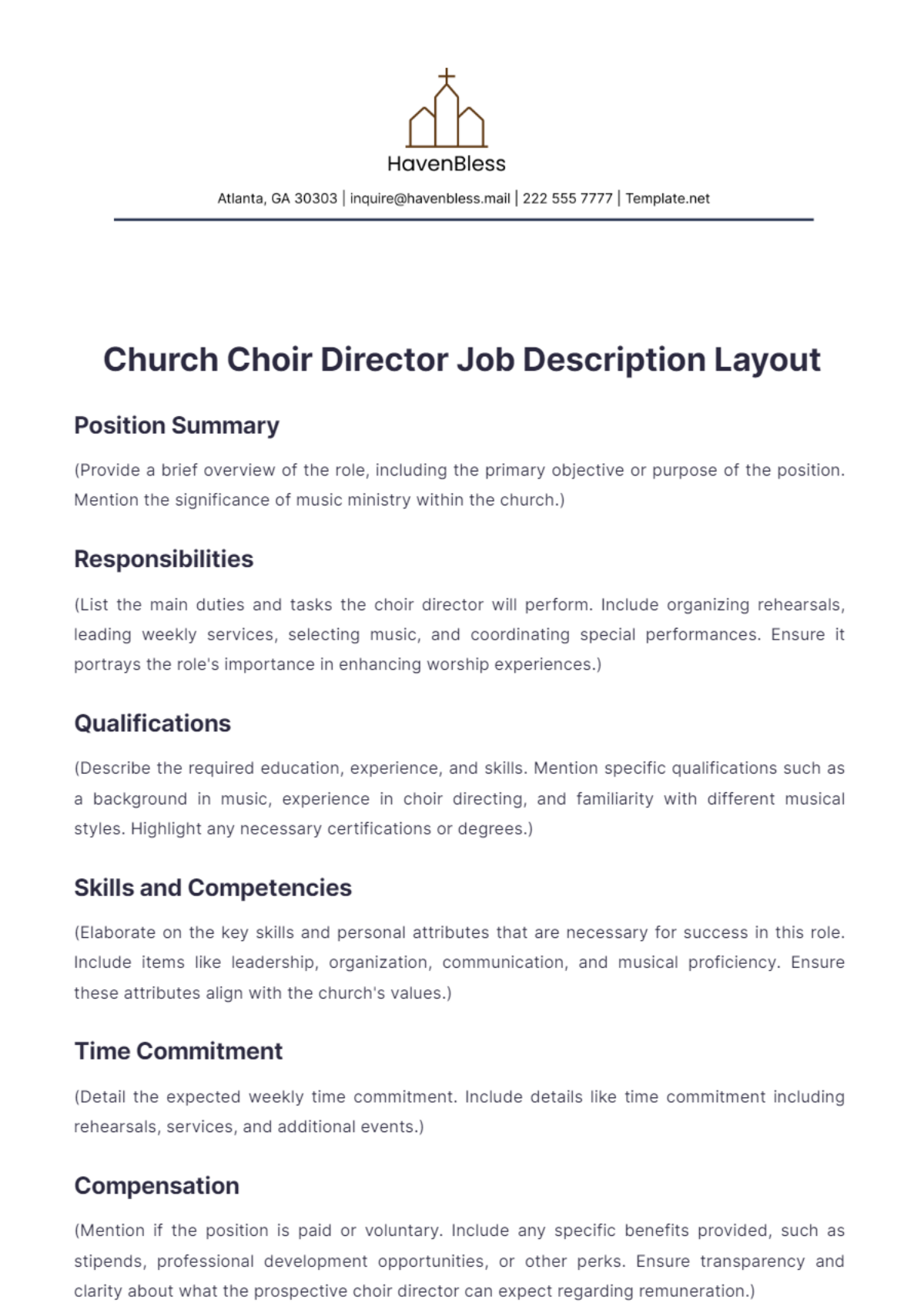 Page 2 FREE Church Templates Examples Download In Word Google Docs 