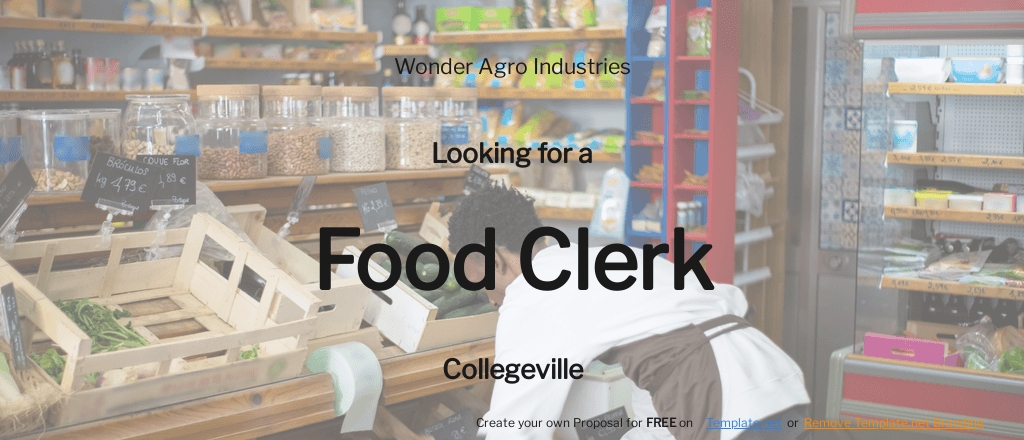 Free Food Clerk Job Description Template.jpe