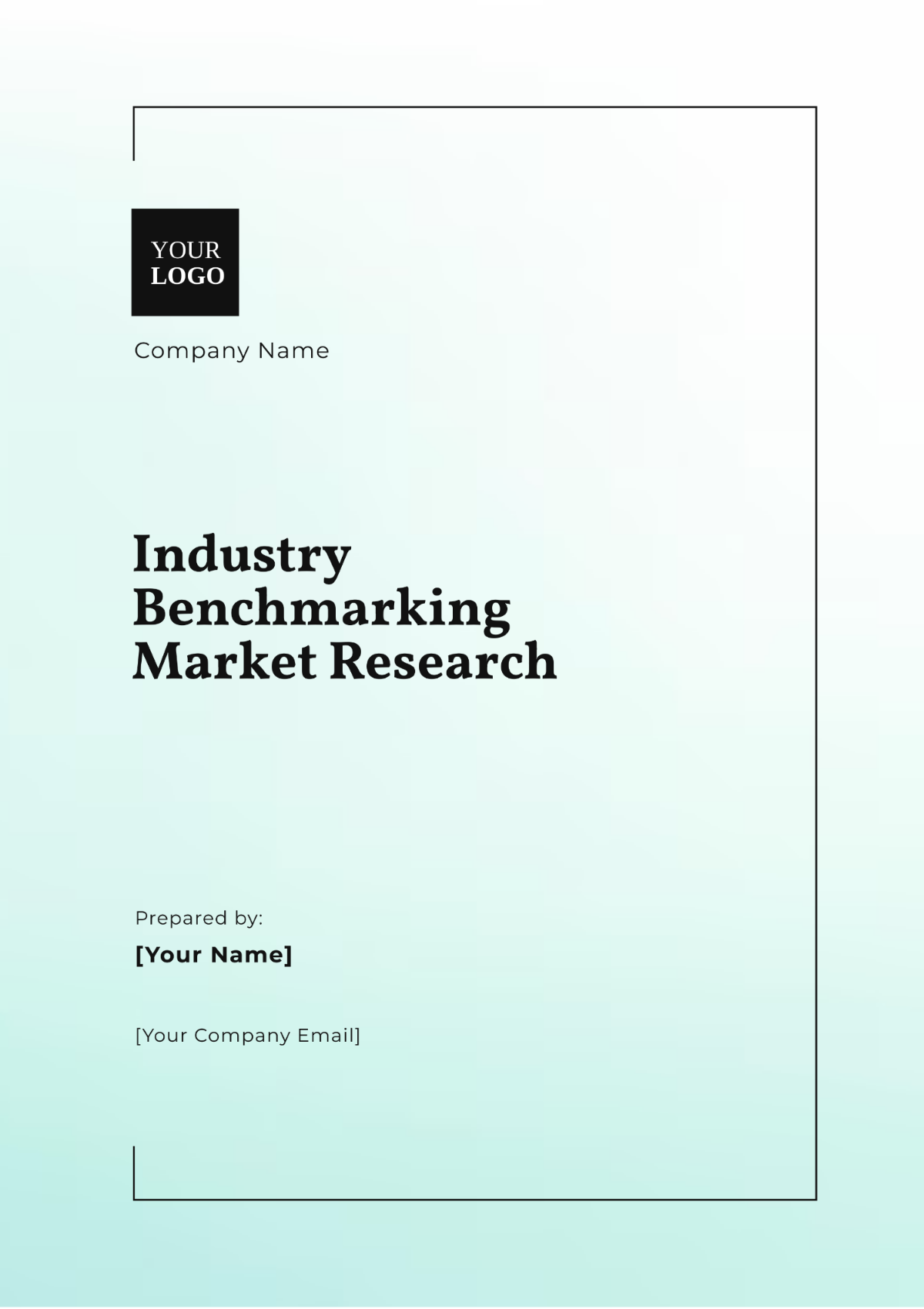 Industry Benchmarking Market Research Template