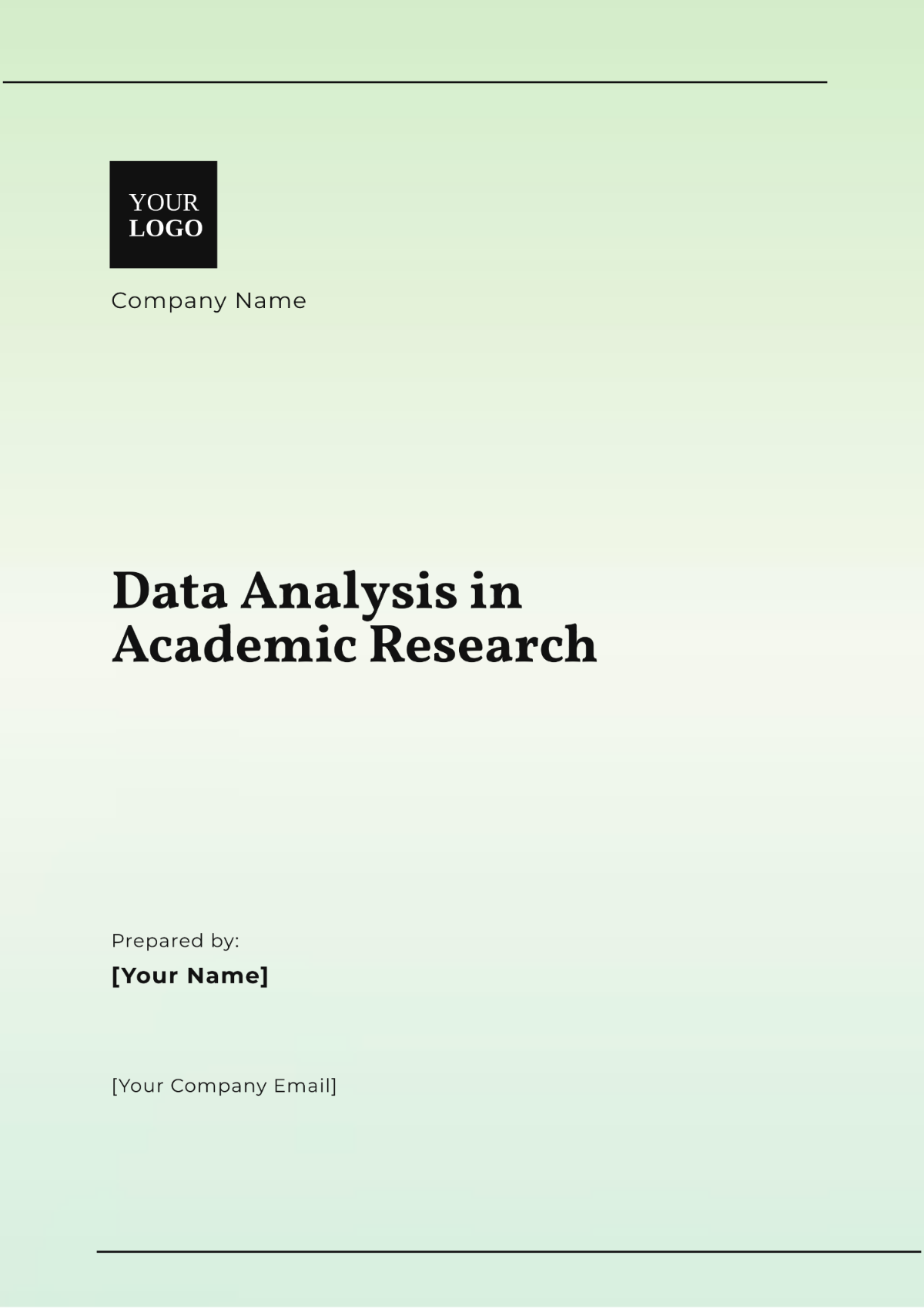 Data Analysis in Academic Research Template - Edit Online & Download