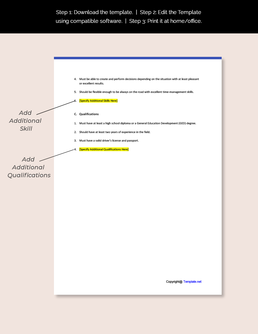 Free Food Buyer Job Description Template Download In Word Google Docs PDF Apple Pages 