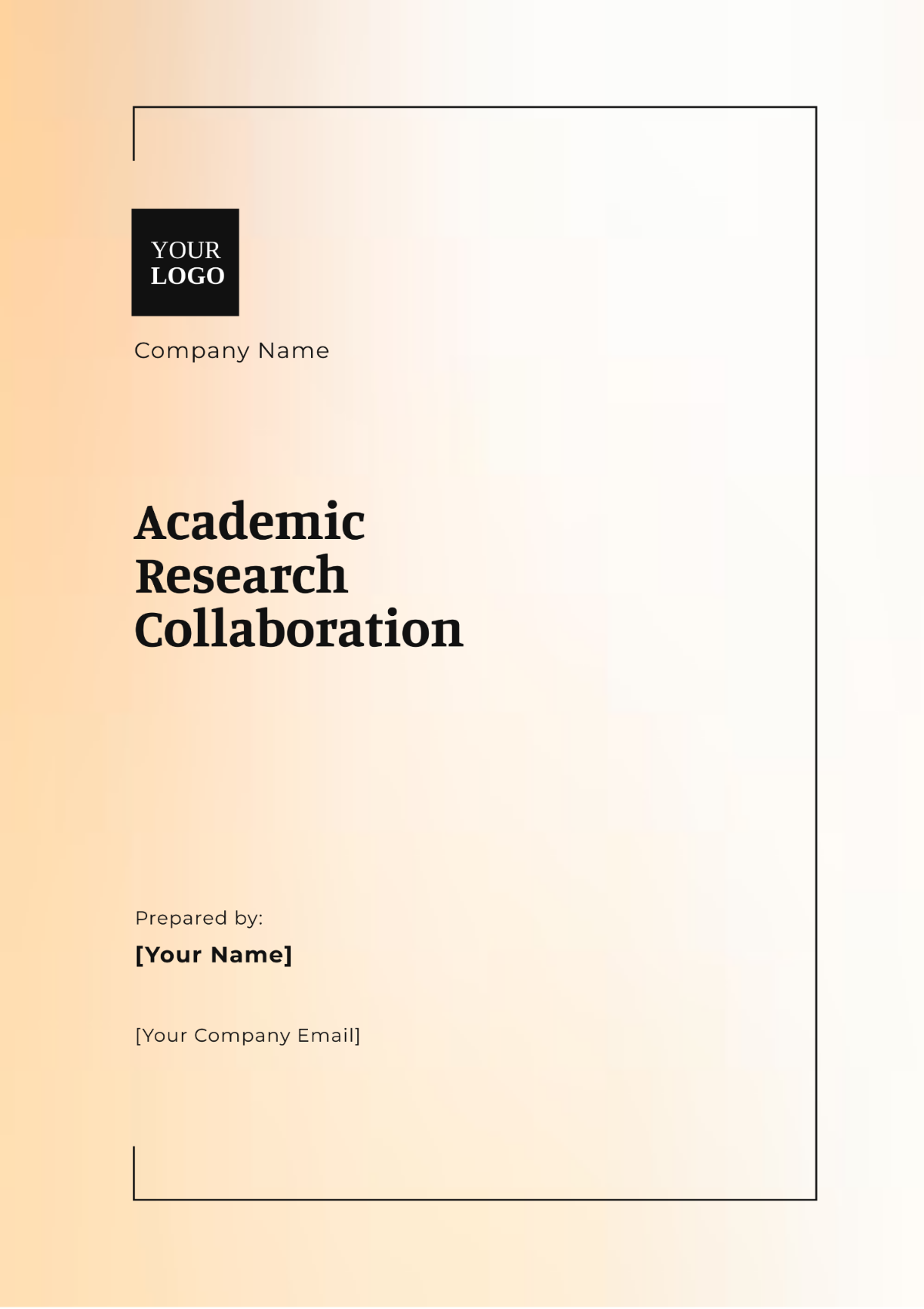 Academic Research Collaboration Template - Edit Online & Download