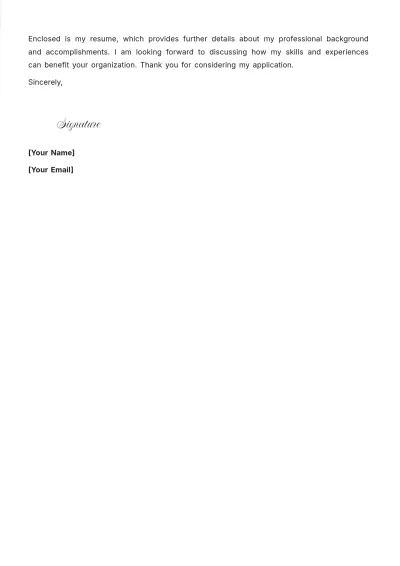 Free Interior Design Project Manager Cover Letter to Edit Online