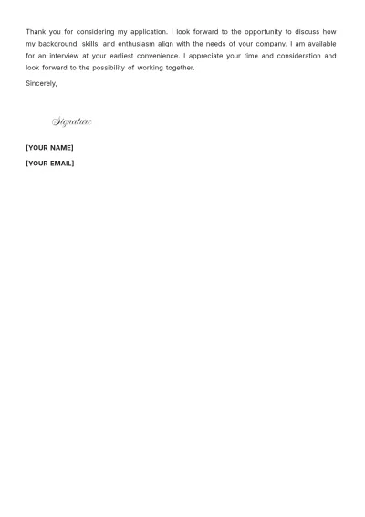 Free Lawyer Cover Letter for Law Firm to Edit Online