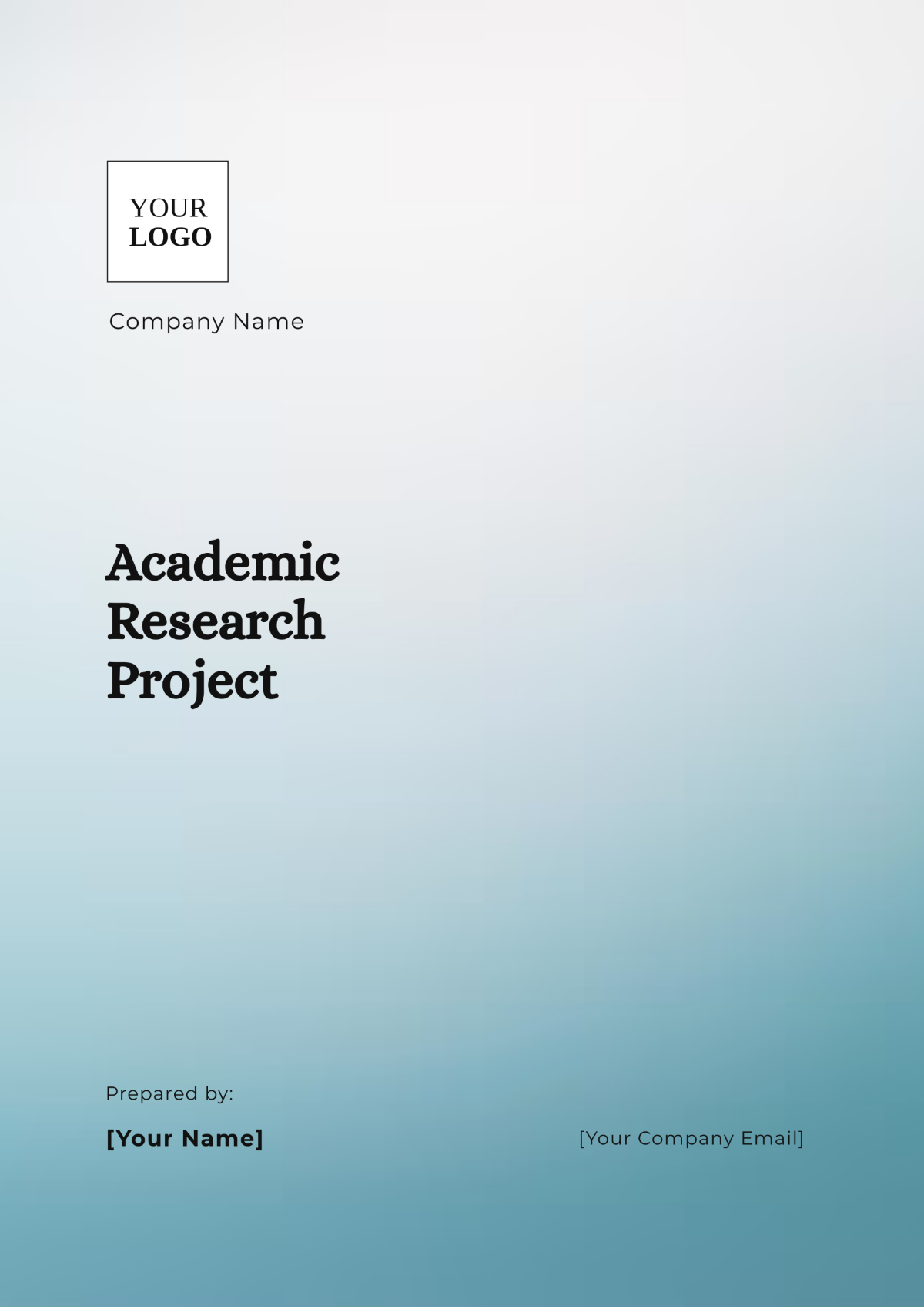 Academic Research Project Template - Edit Online & Download