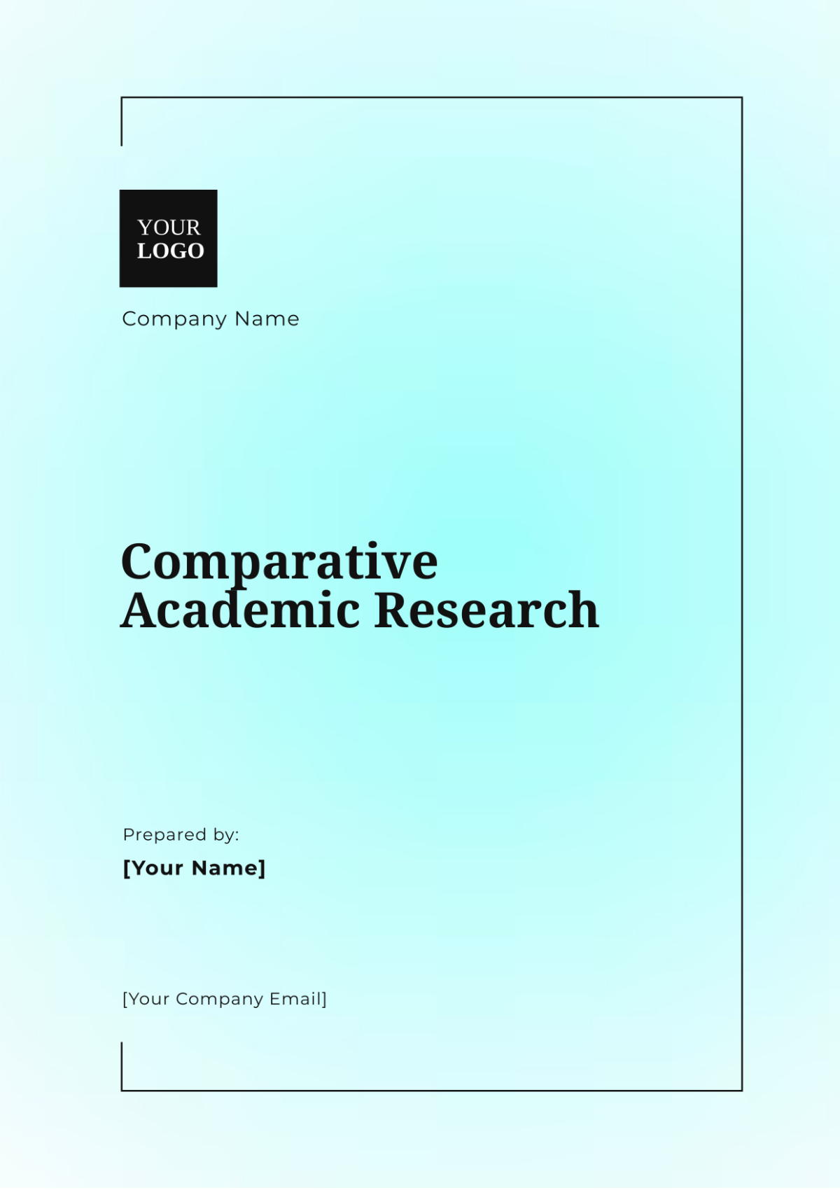 Free Comparative Academic Research Template