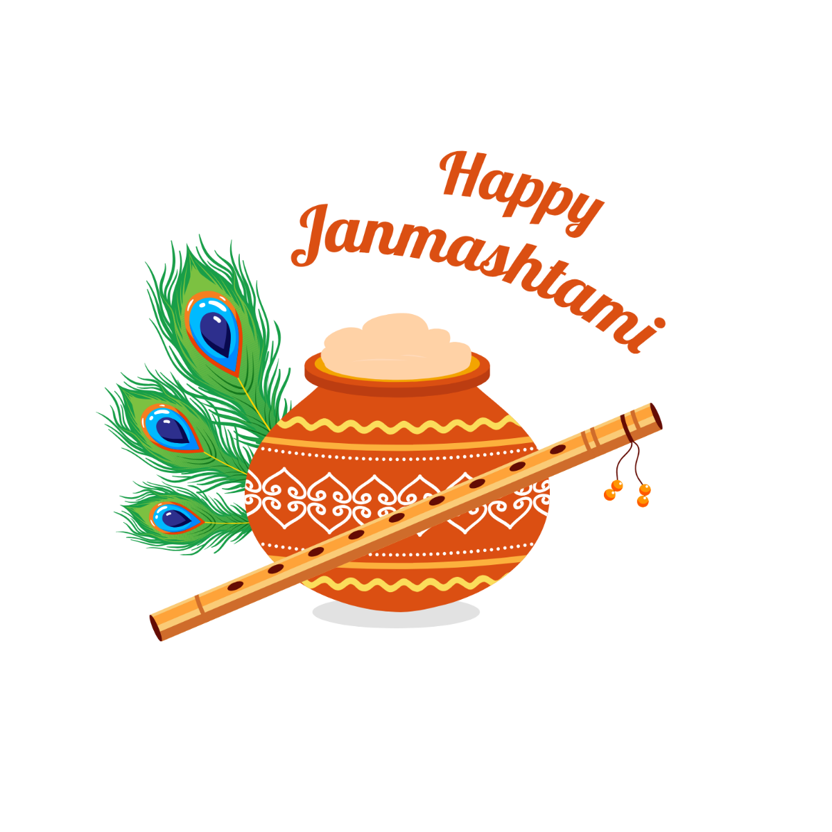 Happy Janmashtami Clipart
