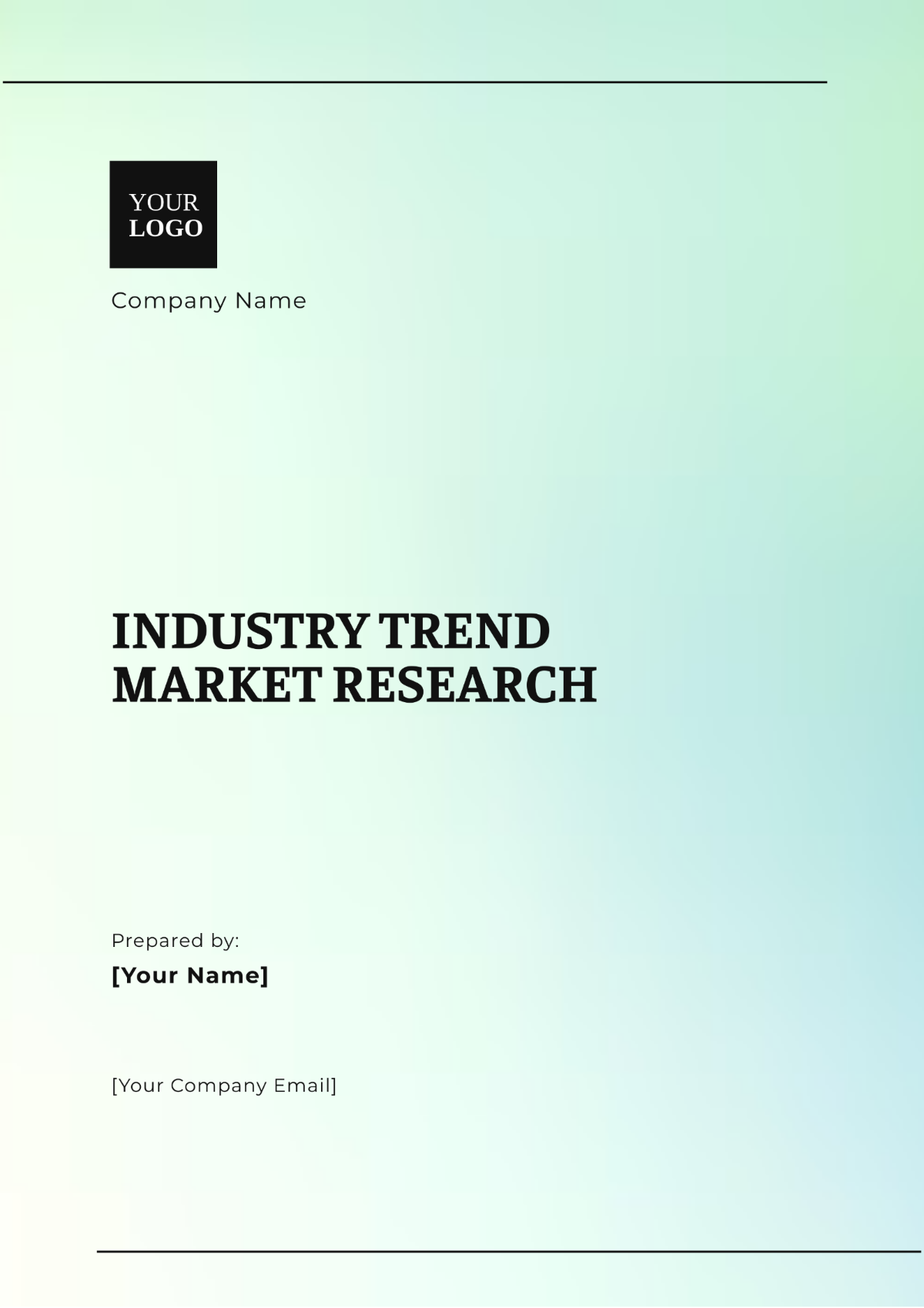 Industry Trends Market Research Template