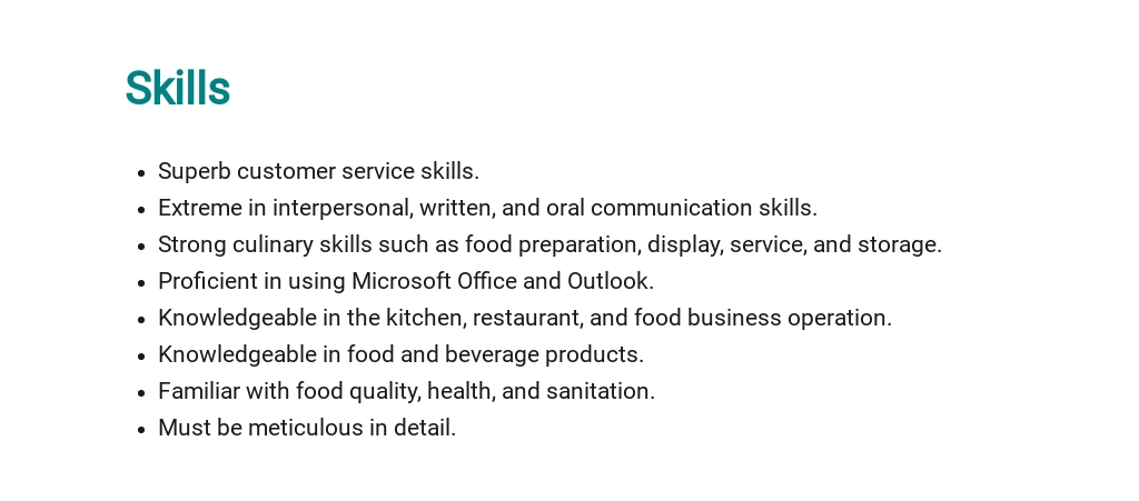 Free Food And Beverage Assistant Job Description Template 4.jpe