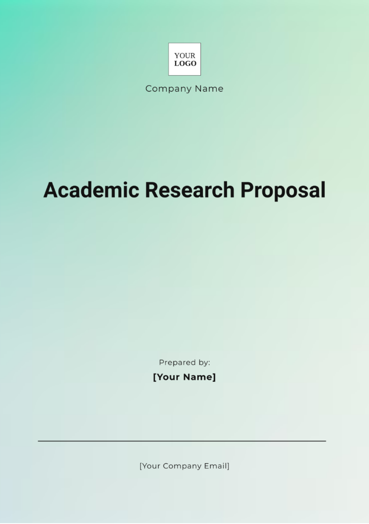 Academic Research Proposal Template - Edit Online & Download