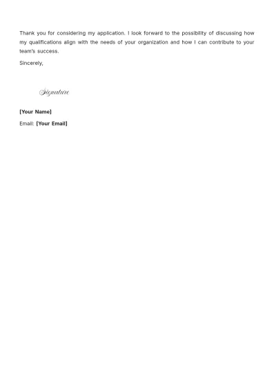 Free Employment Lawyer Cover Letter to Edit Online