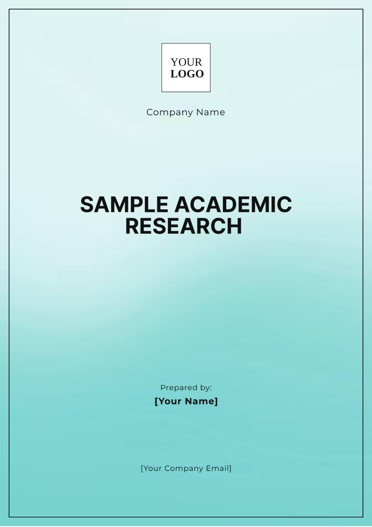 Sample Academic Research Template - Edit Online & Download