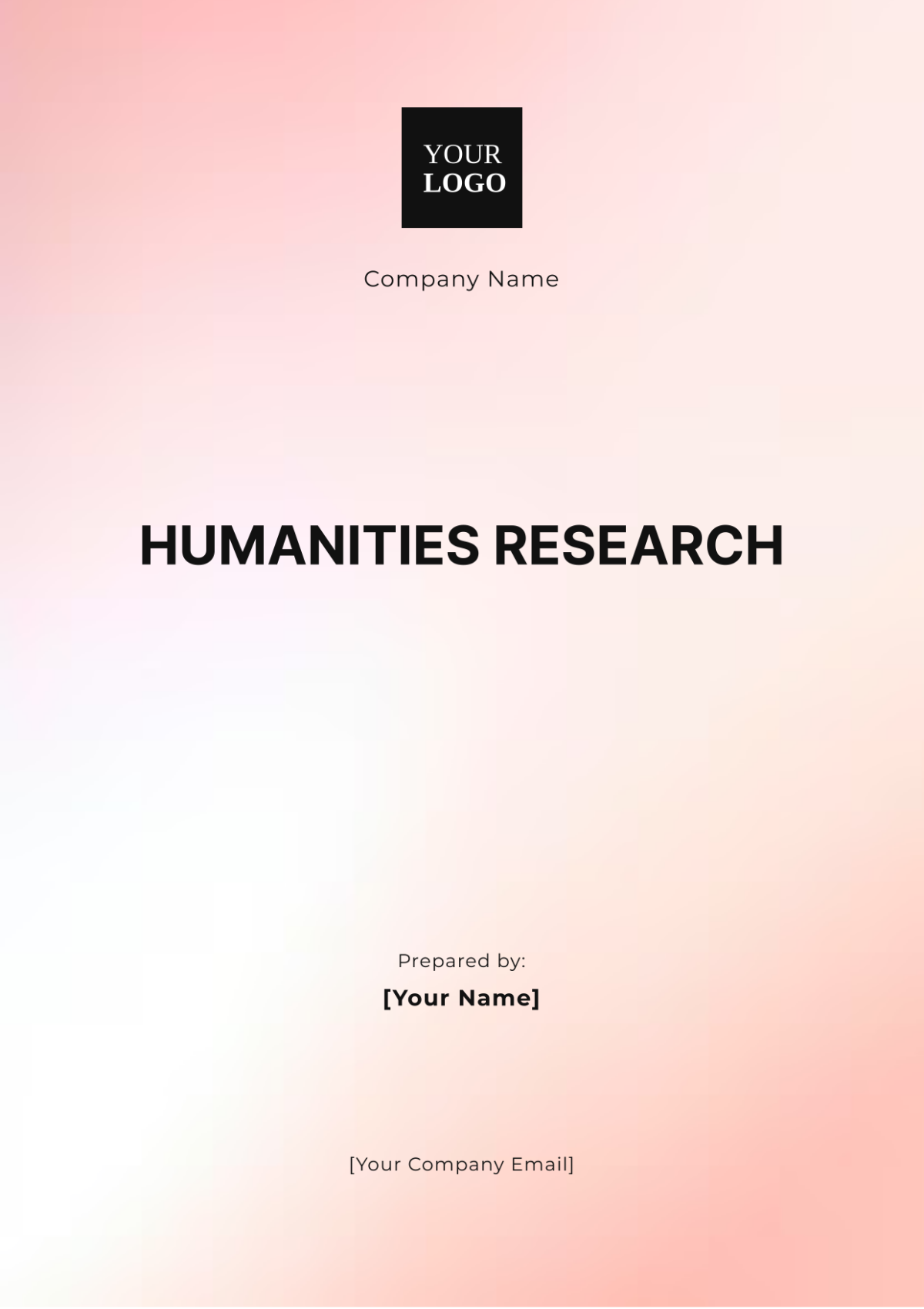 Humanities Research Template - Edit Online & Download