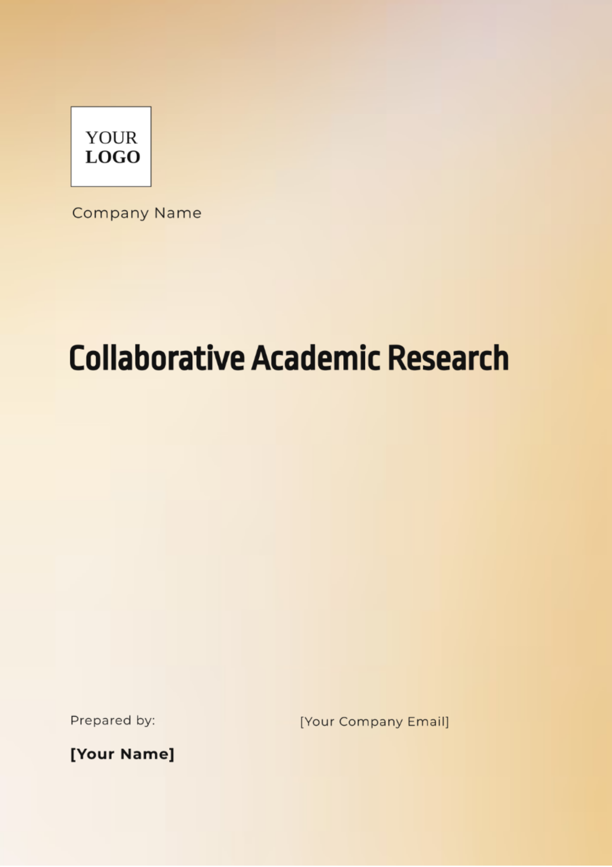 Free Collaborative Academic Research Template