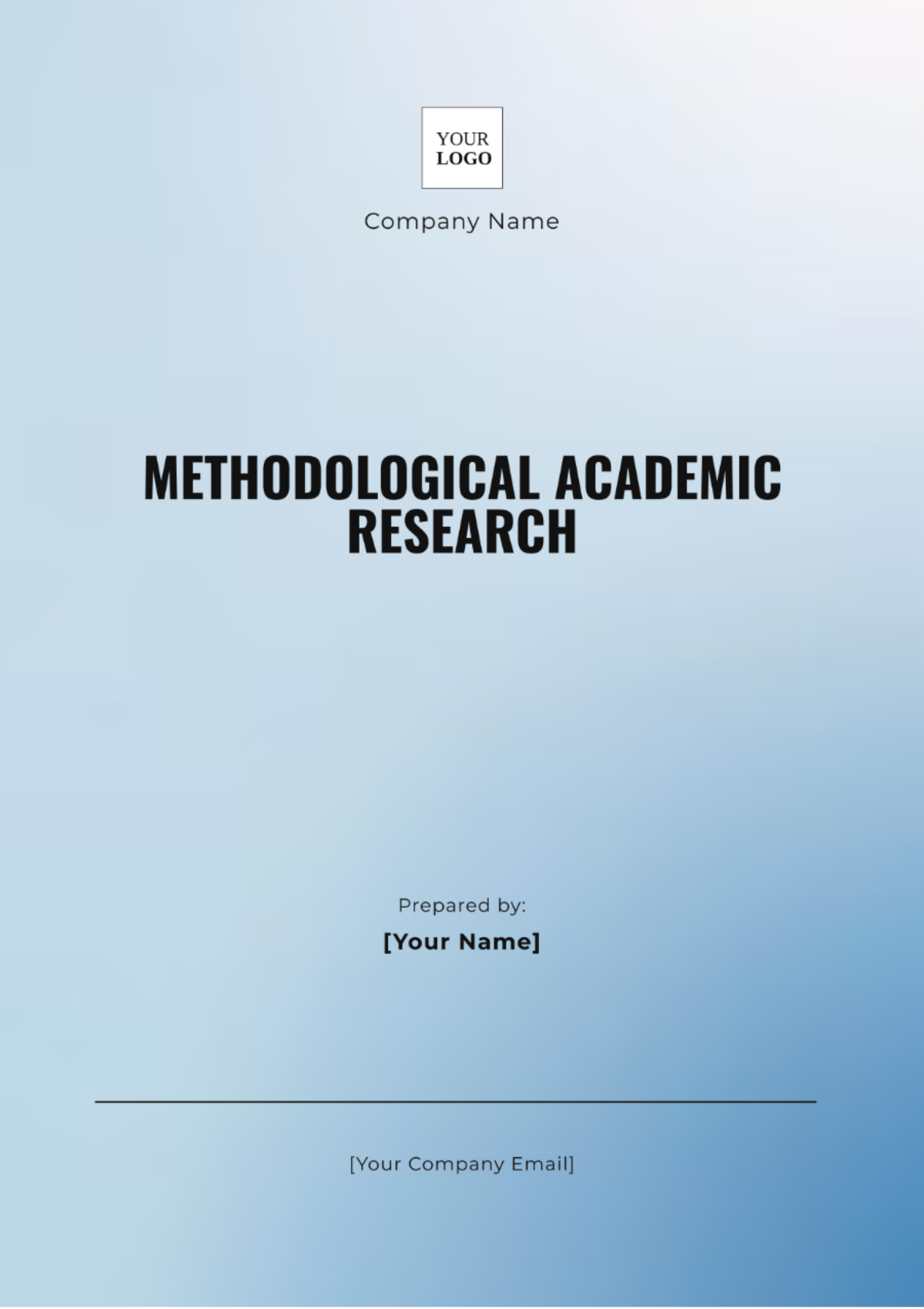 Methodological Academic Research Template - Edit Online & Download