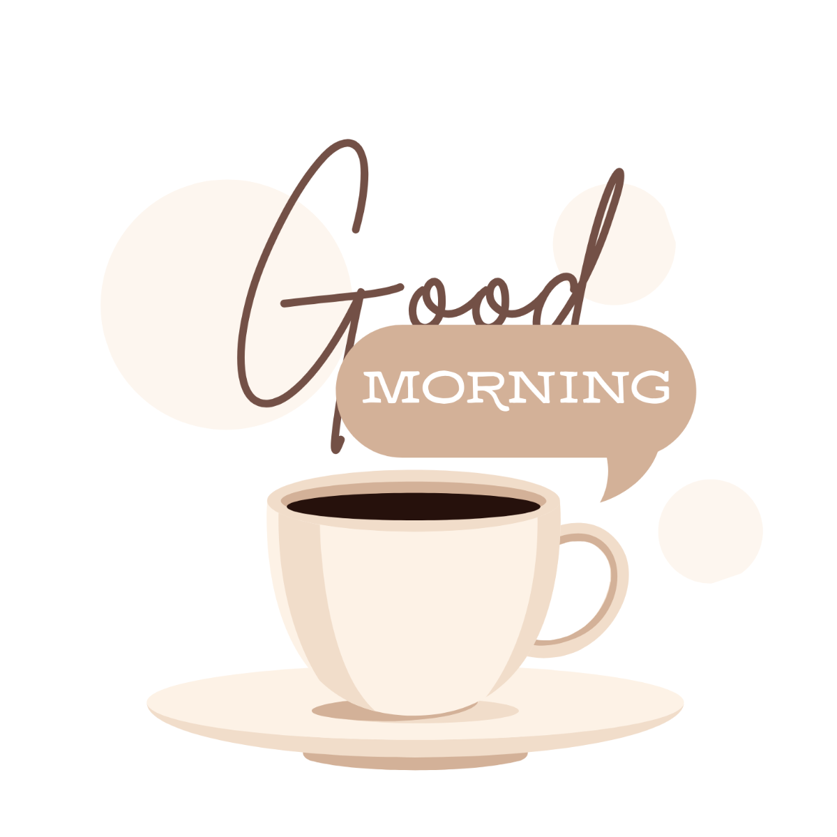 Cute Good Morning Text - Edit Online | Template.net