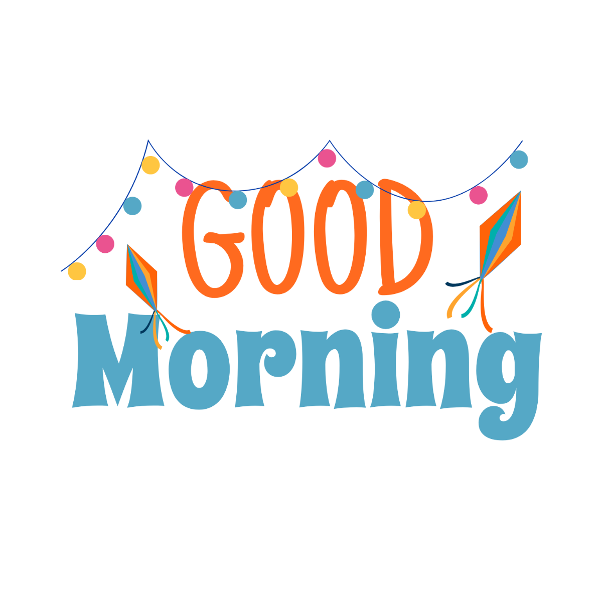 Festive Good Morning Text - Edit Online | Template.net