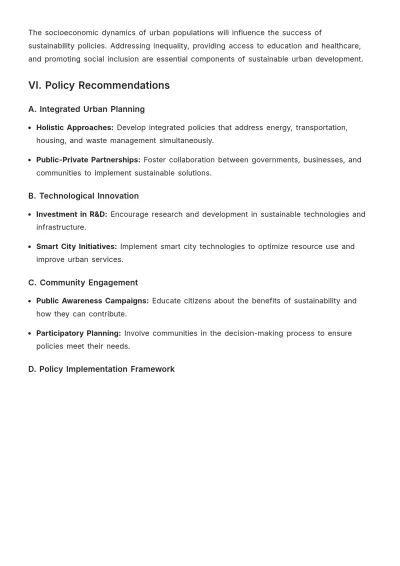 Free Policy Research Project Template to Edit Online