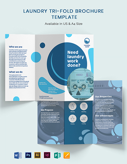 6+ FREE Laundry Templates - Word | PSD | InDesign | Apple (MAC) Pages ...
