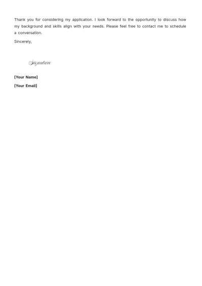 Free Employment Administrator Cover Letter to Edit Online