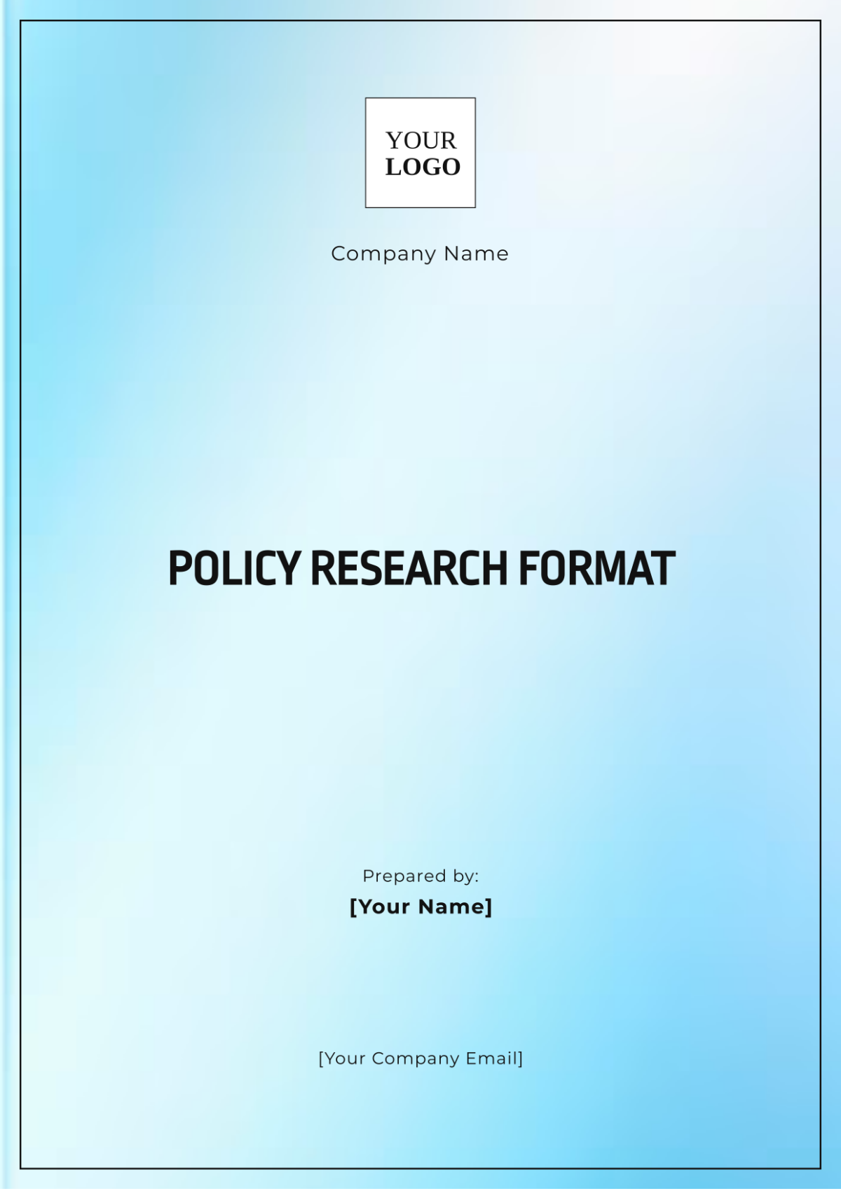 Policy Research Format Template - Edit Online & Download