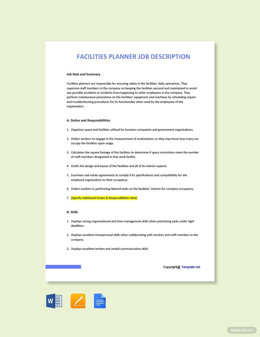 Security Officer Job Description Template 12 Free Word PDF Format 