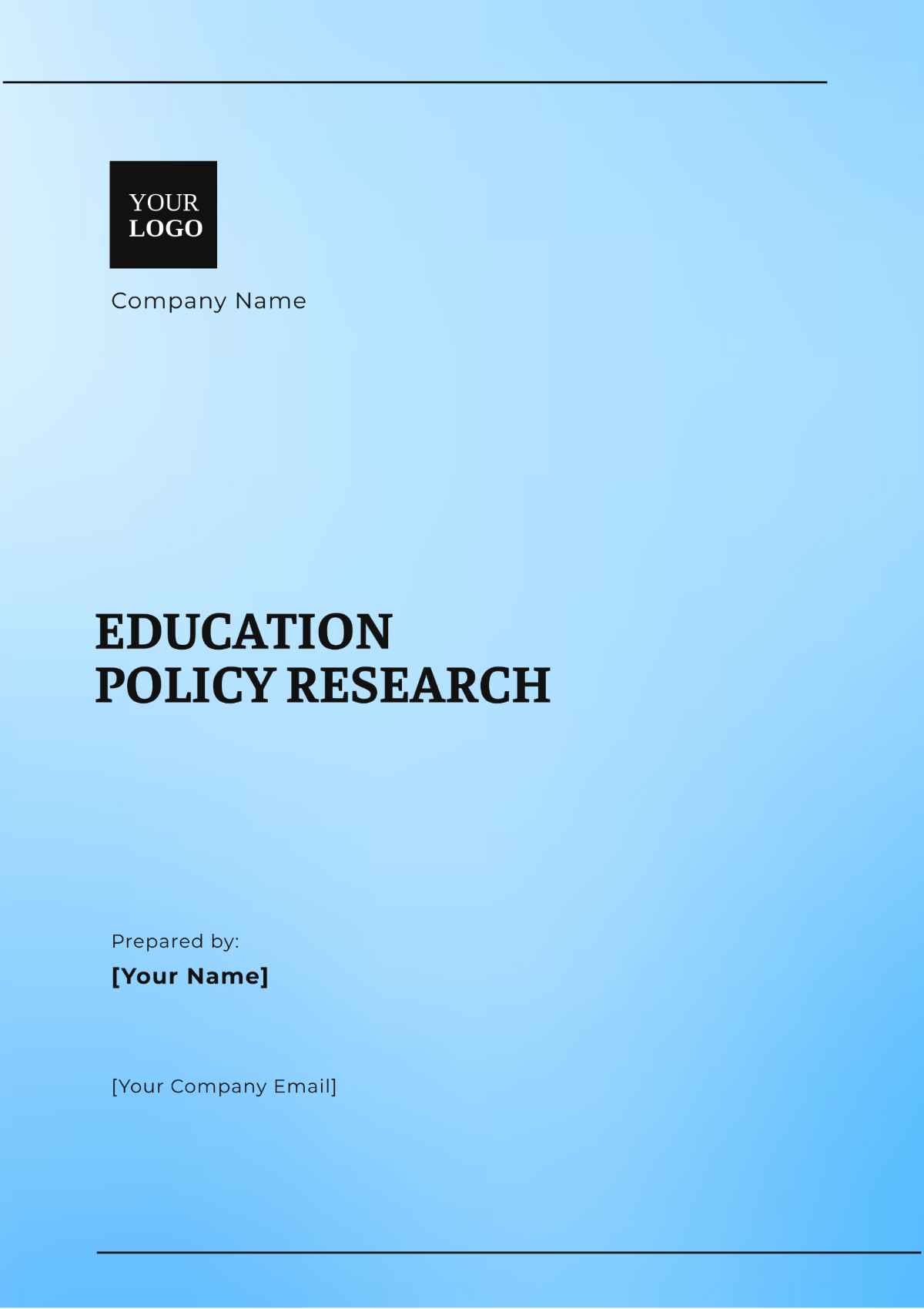 Free Education Policy Research Template to Edit Online