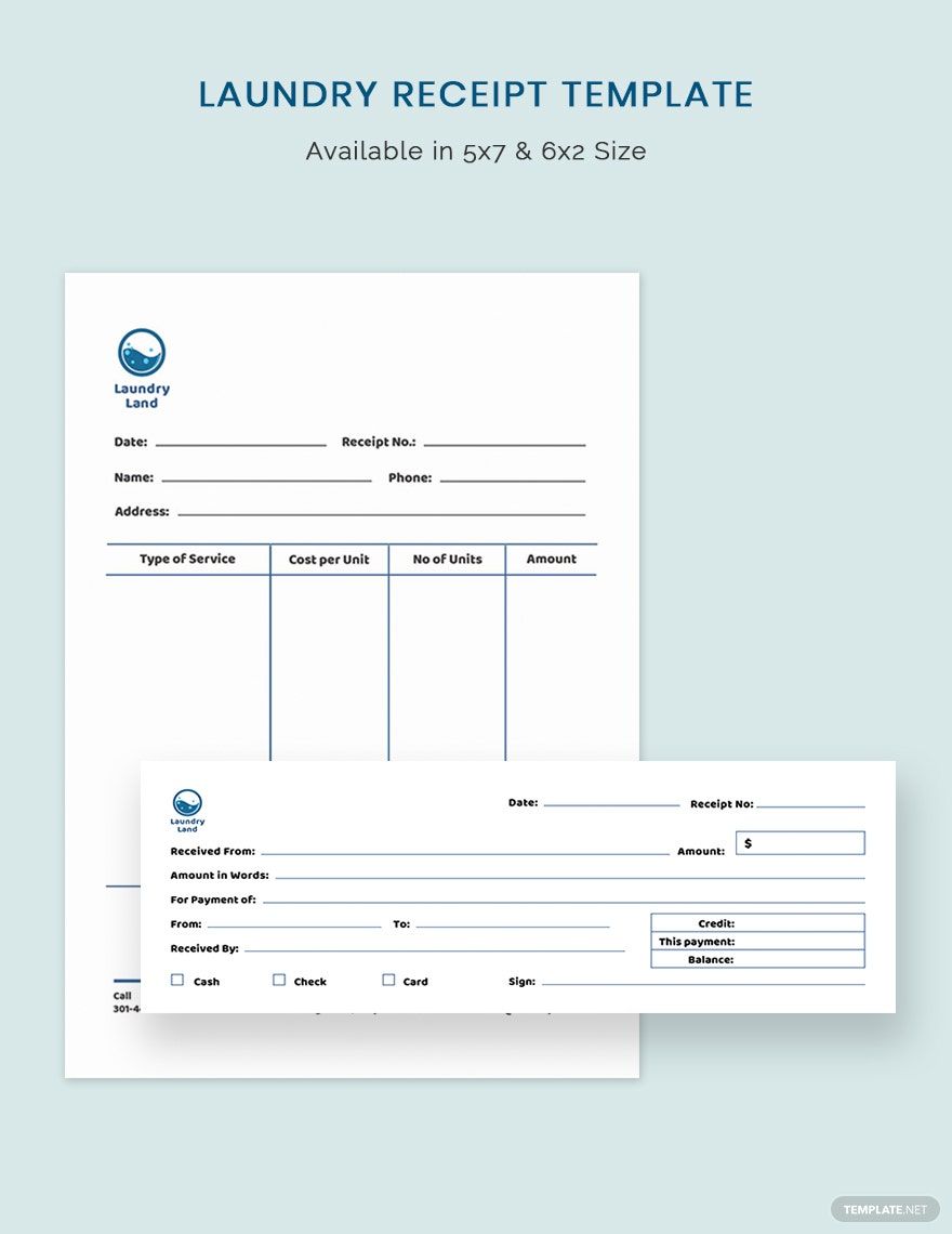 FREE Laundry Template - Download in Word, Google Docs, Excel, PDF ...