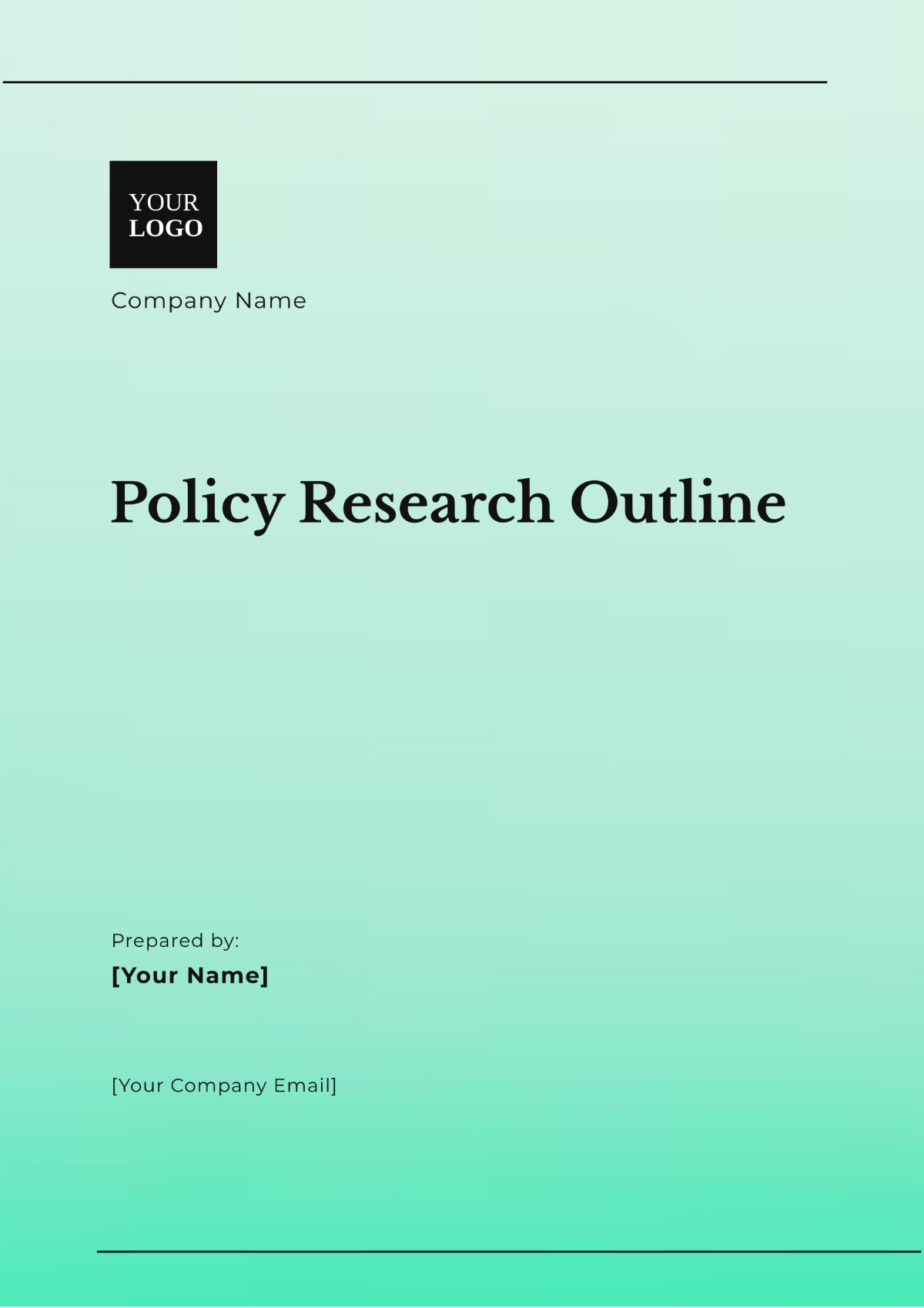 Policy Research Outline Template - Edit Online & Download