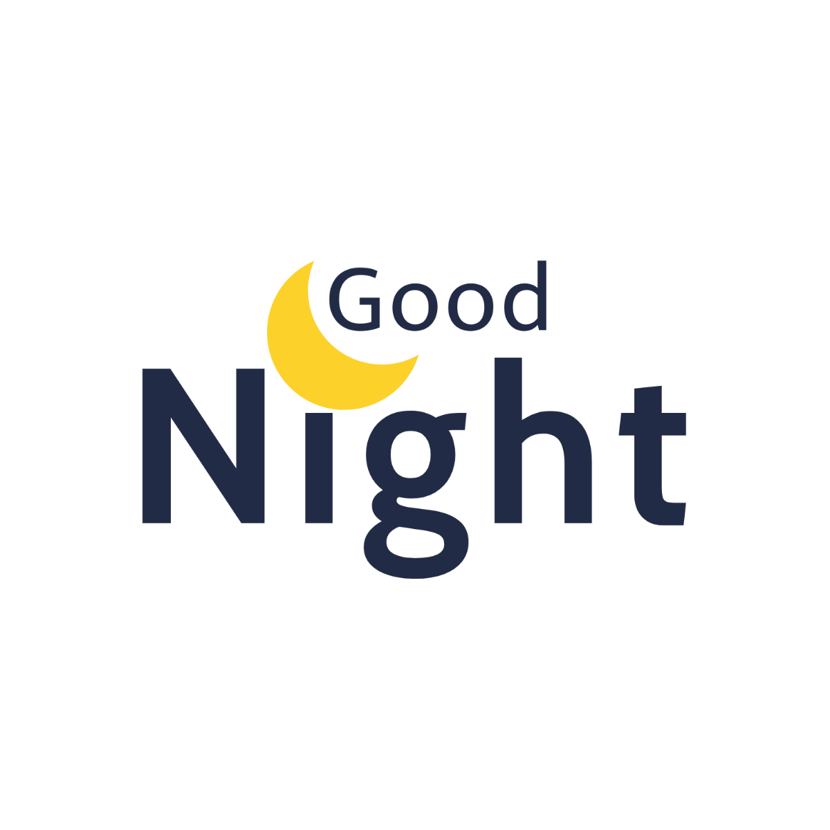 Minimalist Good Night