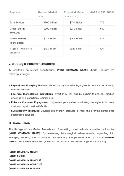 Free Academic Industry Research Template to Edit Online