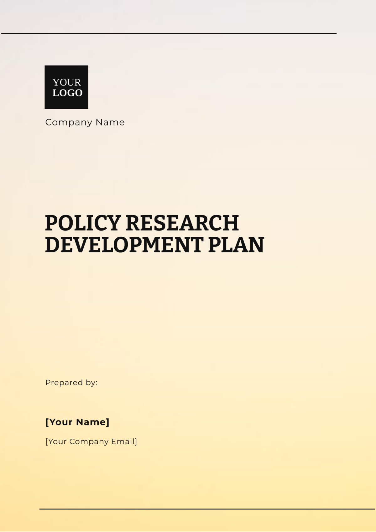 Policy Research Development Plan Template - Edit Online & Download