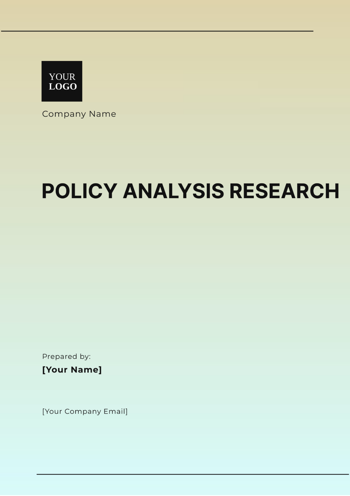 Policy Analysis Research Template - Edit Online & Download