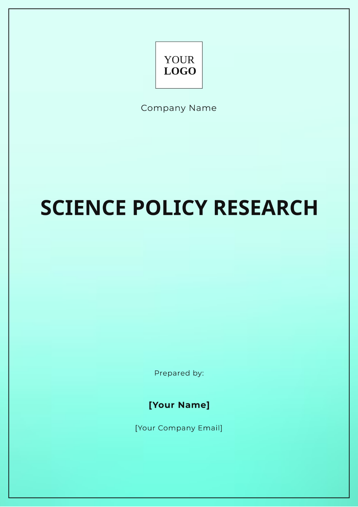 Science Policy Research Template - Edit Online & Download