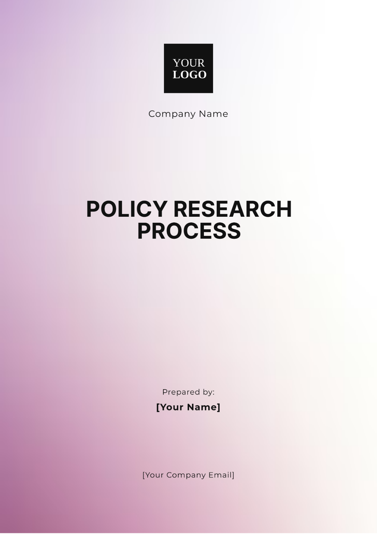 Policy Research Process Template - Edit Online & Download