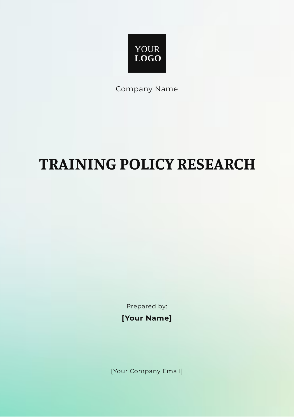 Training Policy Research Template - Edit Online & Download