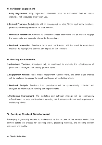 Free Church Seminar Proposal Design Template to Edit Online