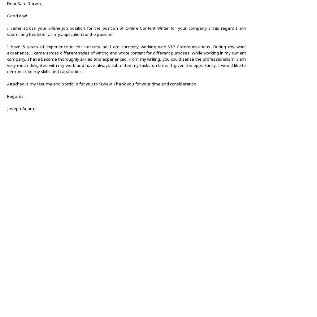 Online Content Writer Cover Letter Template.jpe