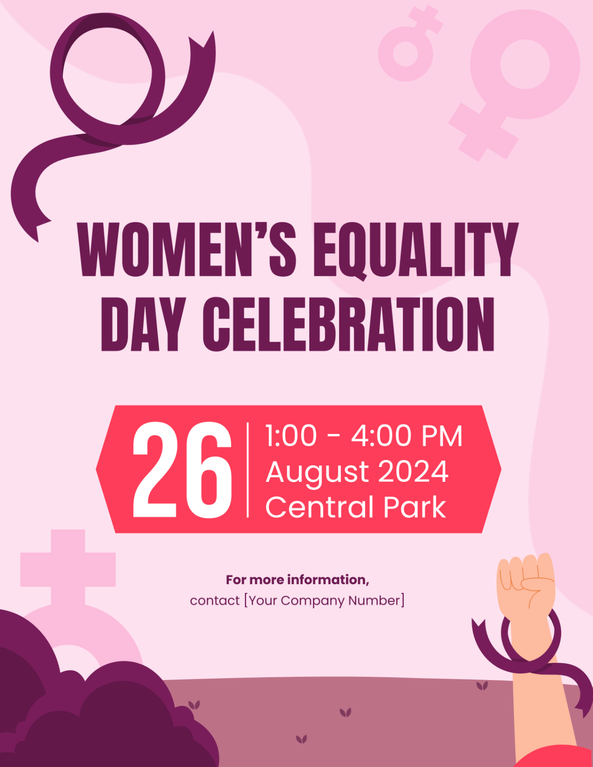 Women's Equality Day Flyer Template - Edit Online & Download