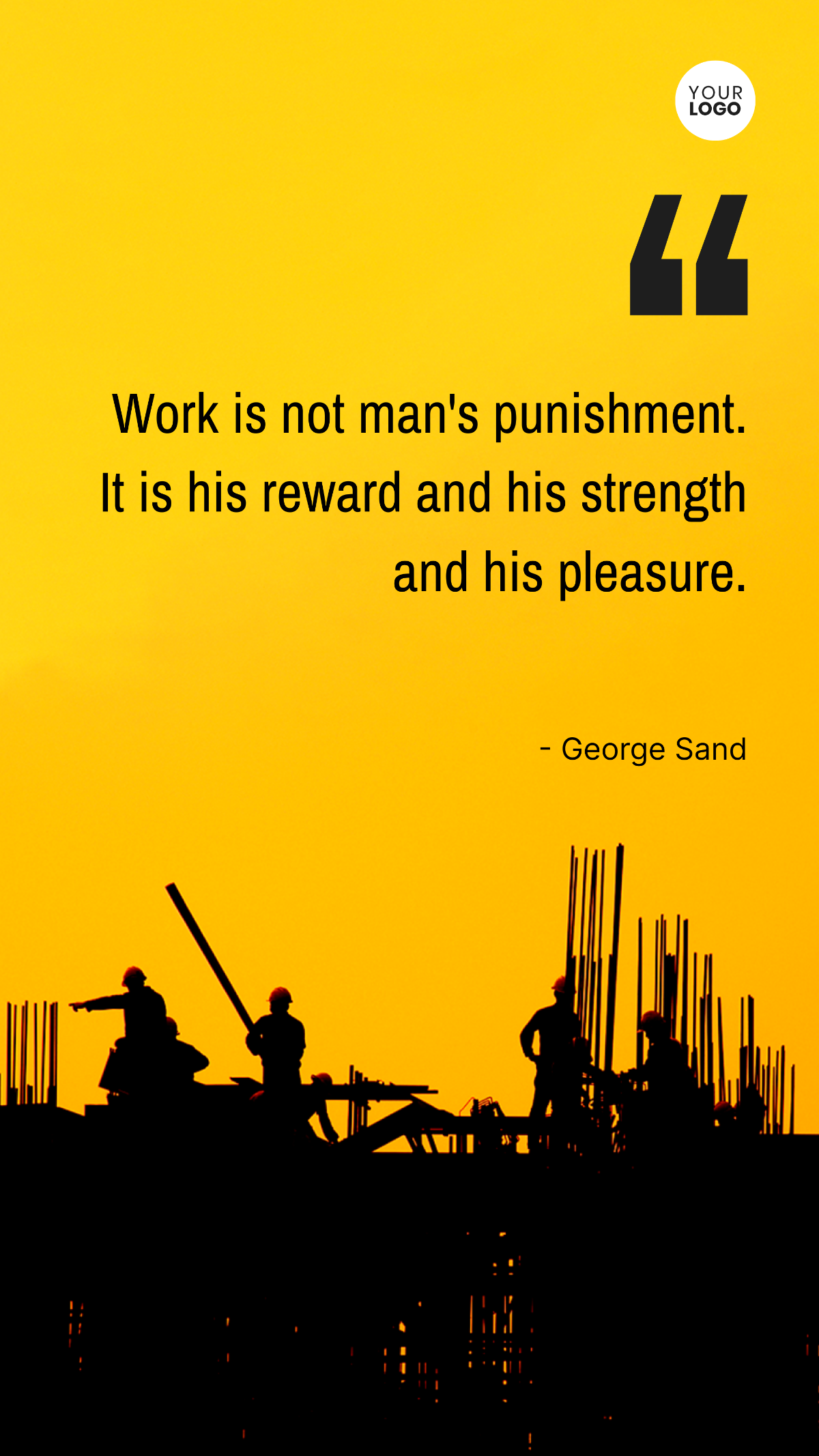 Labor Day Quote for Employees Template - Edit Online & Download