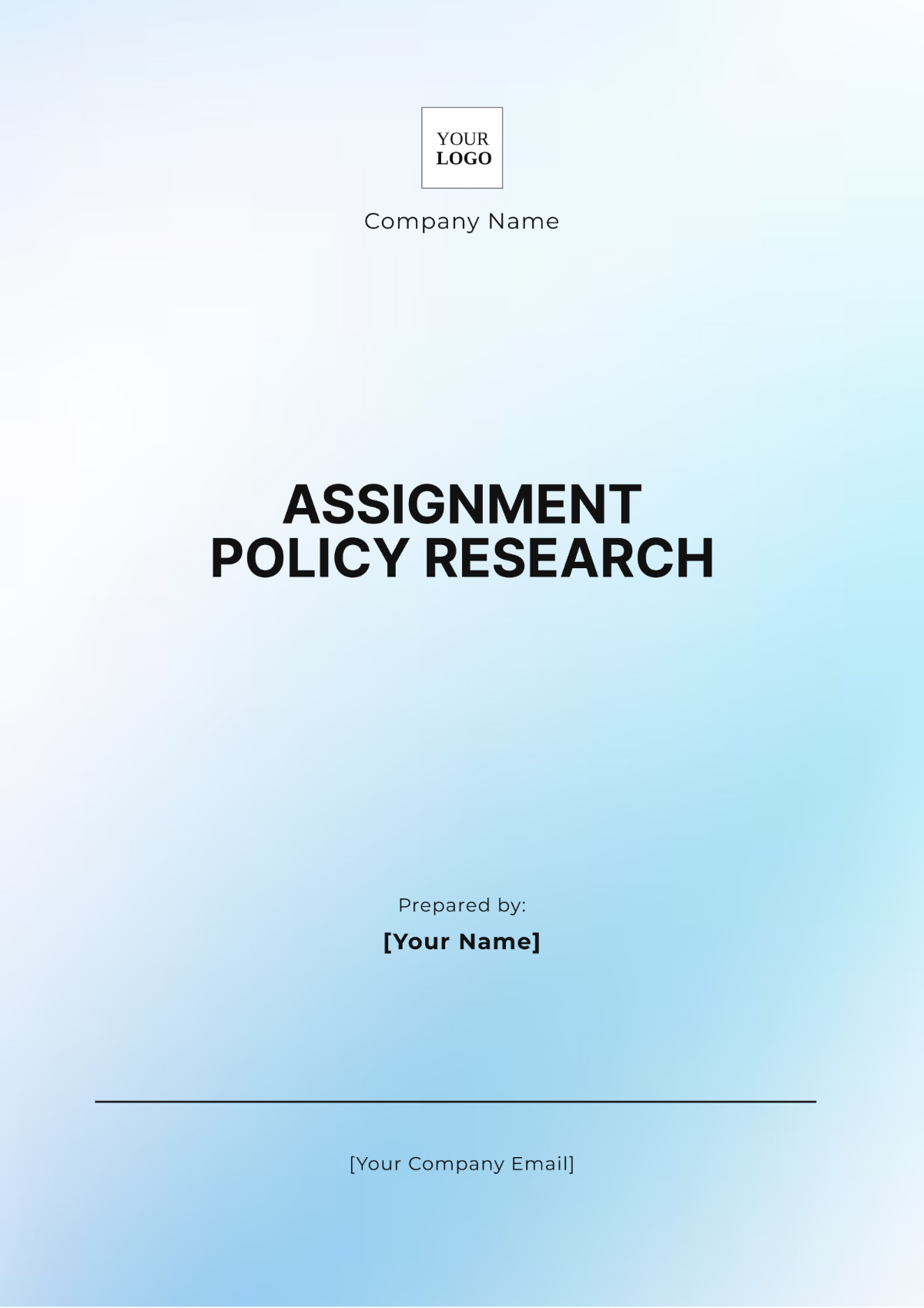 Assignment Policy Research Template - Edit Online & Download