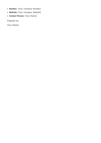 Free Security Capability Statement Template to Edit Online