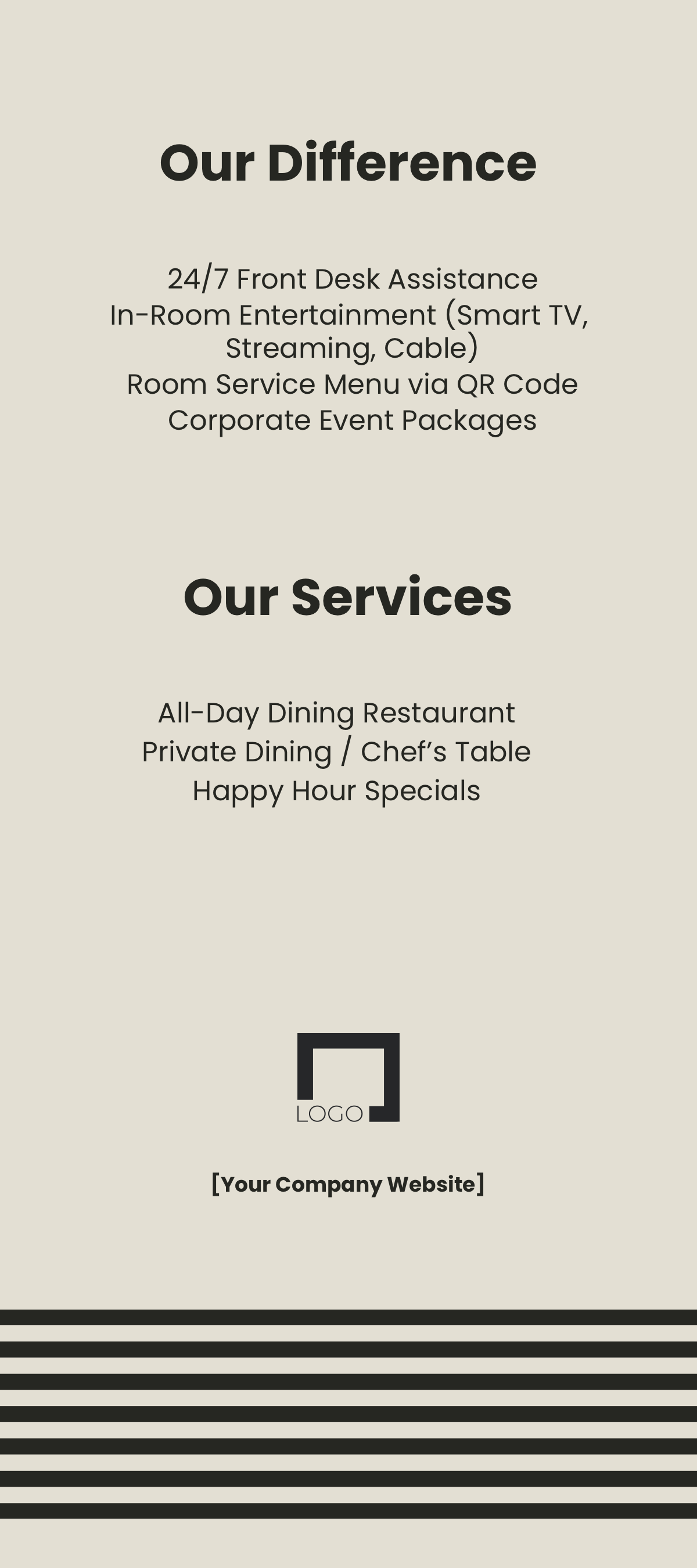 Free Standee Rack Card Template to Edit Online